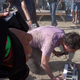 Team Robiespierre spent a lot of their set on the ground. (Kyle Ryan)
